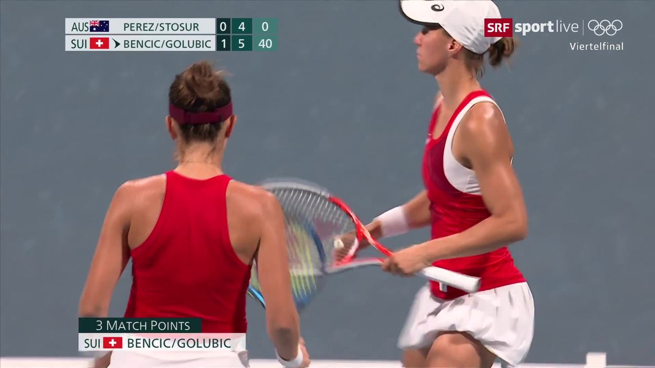 Sieg im Doppel - Sensationelle Halbfinal-Quali von Belinda Bencic und Viktorija Golubic