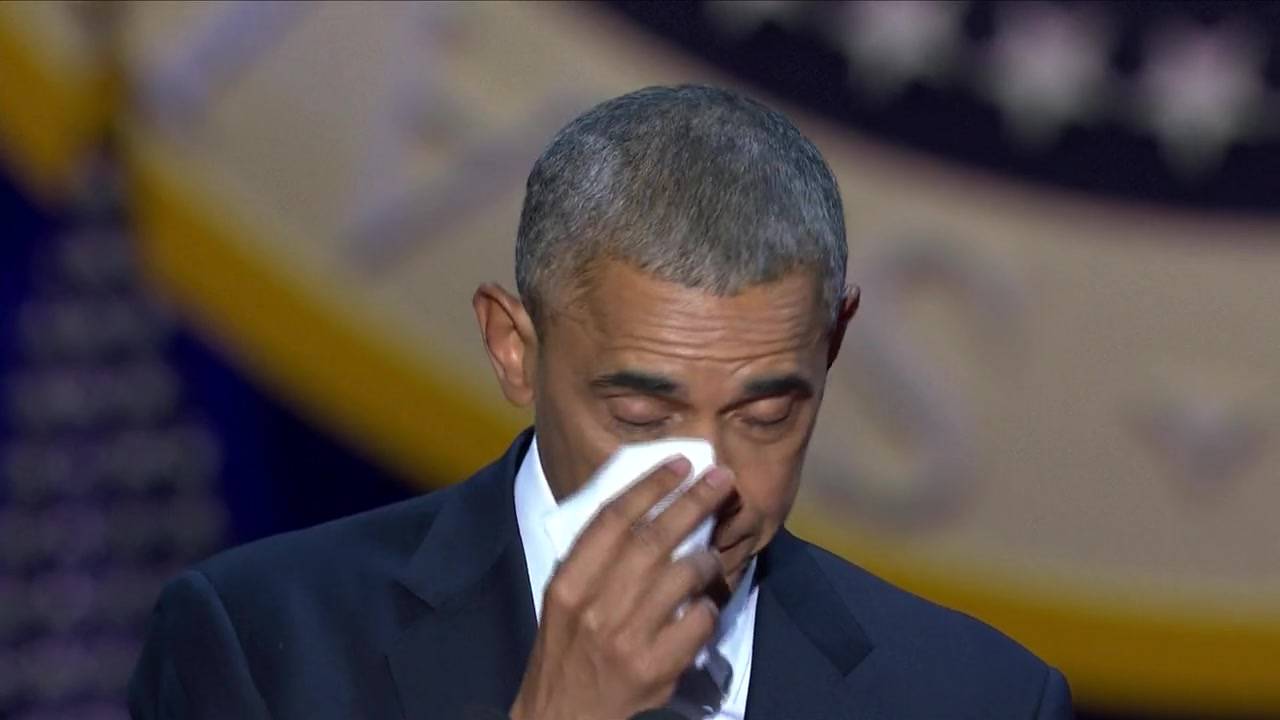 «Yes we did»: Les adieux émus de Barack Obama