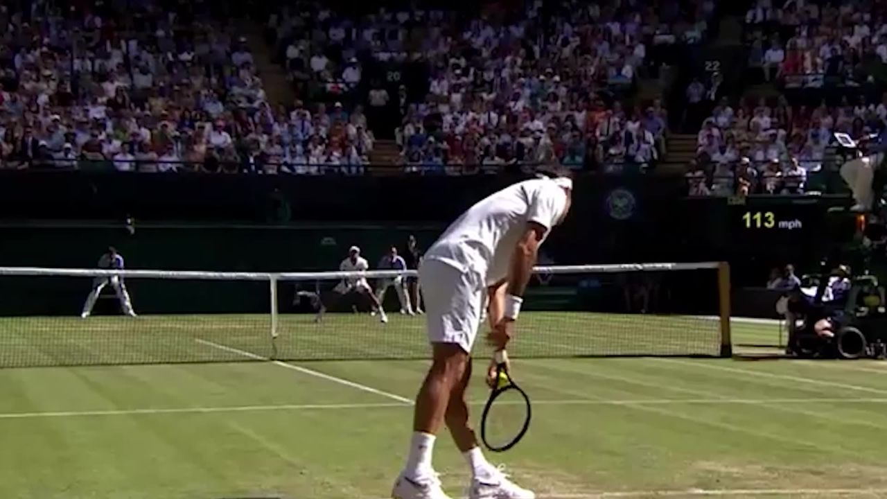 Goliath Federer für David Clarke zu stark