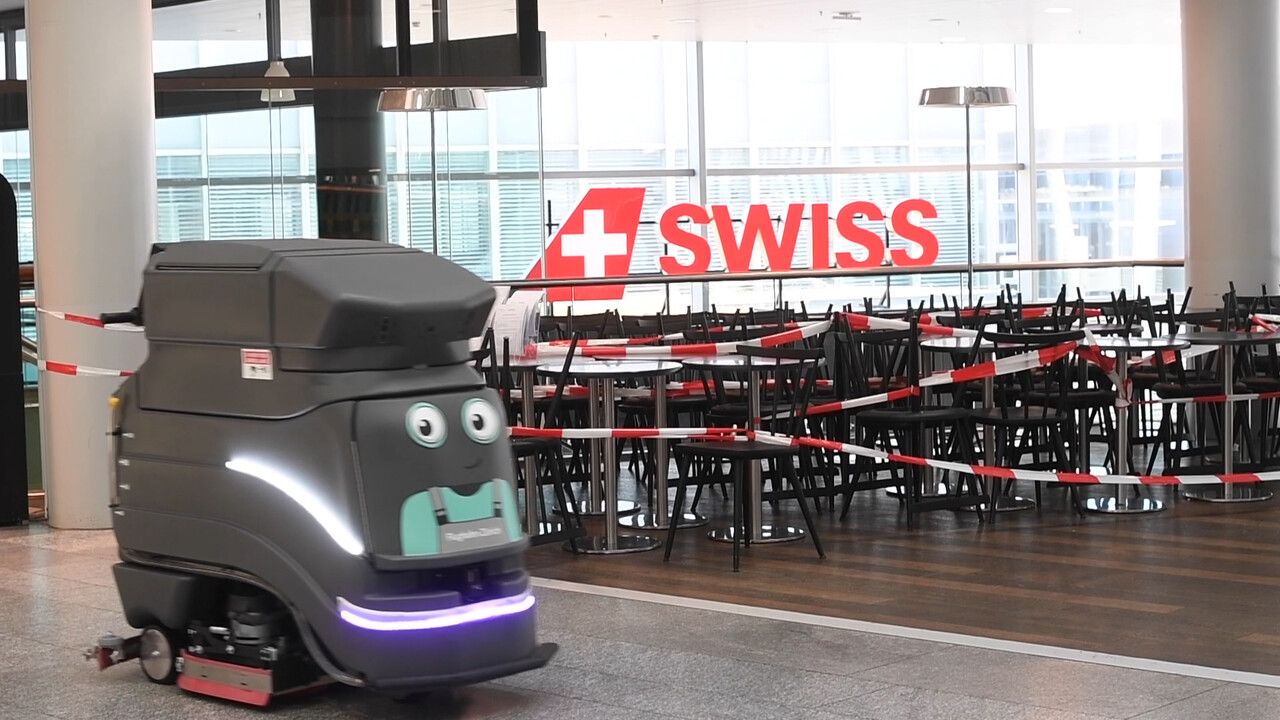 Reisen in Corona-Zeiten – Flughafen Zürich setzt auf Putzroboter