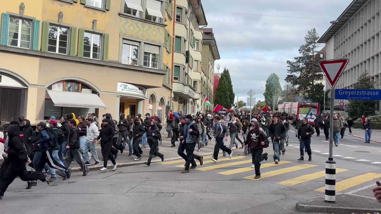 Demo in Bern: Um die 1000 Menschen zogen friedlich durch Stadt